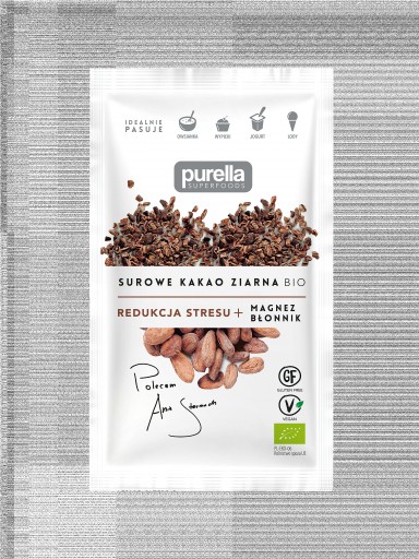PURELLA Raw pravé drvené kakao BIO 21g