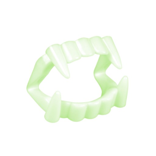 Fluorescenčné upírske JAWS HALLOWEEN FANGS