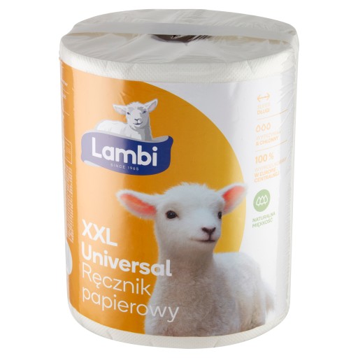 Dvojvrstvová papierová utierka LAMBI Universal XXL