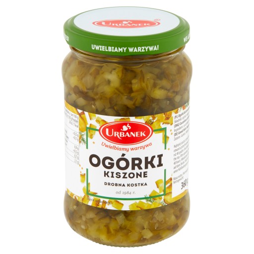 Urbánek Nakladané uhorky, kocky 360 g