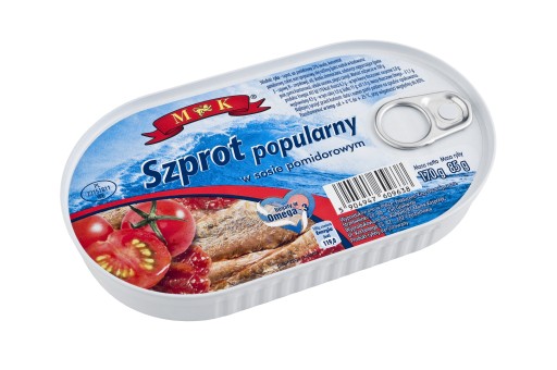 MK Šprot obľúbený v paradajkovej omáčke 170 g MK 0,17 kg