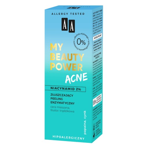 Exfoliačný enzymatický peeling NIACINAMIDE 2% AA My Beauty Power 40 ml