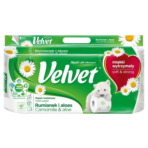 Celulózový toaletný papier, 3-vrstvový, 8 ks
