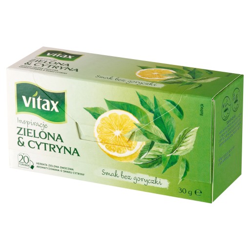 Vitax Inspirations s príchuťou Green Lemon 20 sáčkov