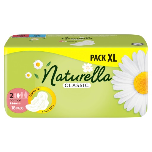 Naturella Classic hygienické vložky s krídelkami 18 ks.