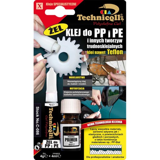 LEPIDLO NA PLASTY PP, PE, PTFE TECHNICQLL C-086