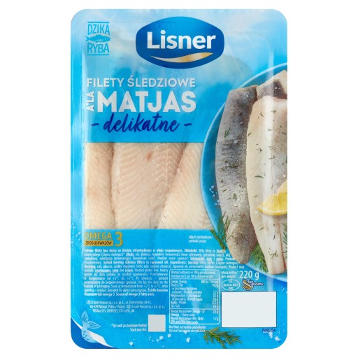 FILETY SLEDE A'LA MATJAS JEMNÉ 220g LISNER