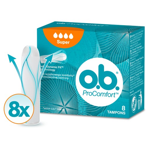O.B.ProComfort tampóny Ultimate Super 8 ks