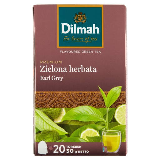 Dilmah Earl Grey expresný zelený čaj 20TB 30 g