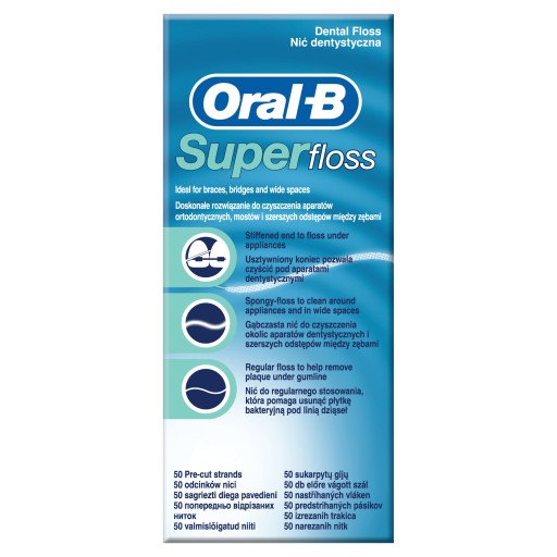 Zubná niť ORAL-B na čistenie strojčekov