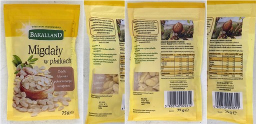 BAKALLAND Mandľové lupienky mandľové lupienky 75g
