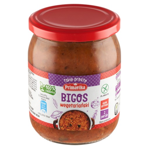 Vegetariánsky bigos BEZSKLENENÝ 480 g
