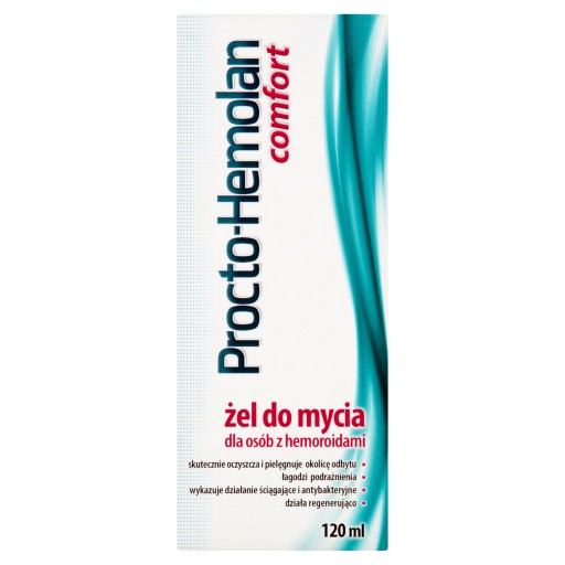 Procto-Hemolan Comfort, prací gél pre ľudí s hemoroidmi, 120 ml