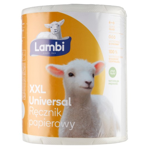 Dvojvrstvová papierová utierka LAMBI Universal XXL