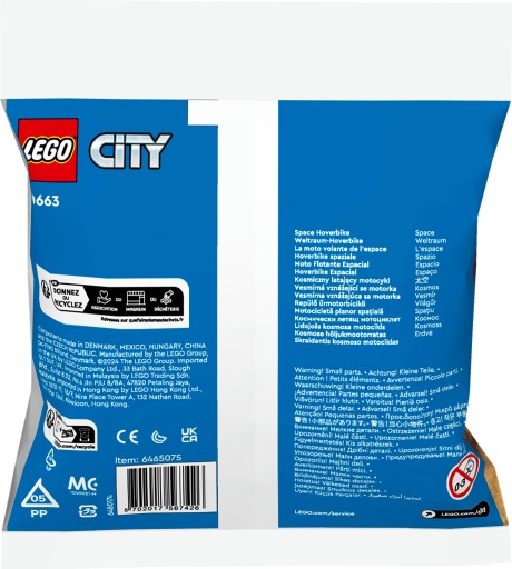 LEGO BRICKS City 30663 LEGO 30663 City - Vesmírny lietajúci motocykel