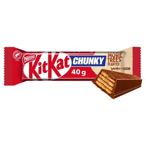 KITKAT CHUNKY BICKS V MLIEČNEJ ČOKOLÁDE 40G