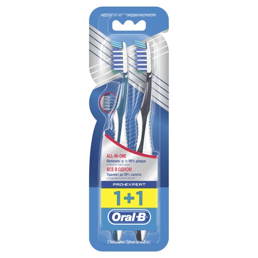 ZUBNÁ KEFKA ORAL-B STREDNÁ 2 KS
