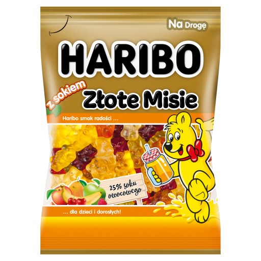 HARIBO OVOCNÉ želé GOLDEN BEARS s ovocnou šťavou 85G