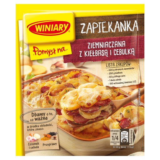 Nápad na... zemiakový kastról s klobásou Winiary 41 g