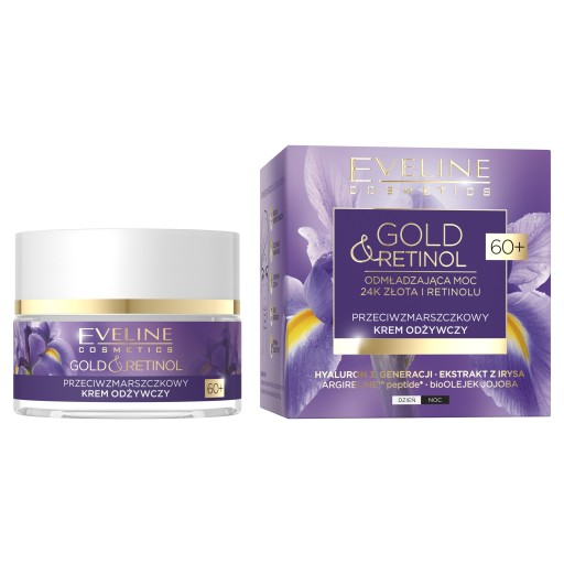 Krém na tvár Eveline Cosmetics Gold&Retinol