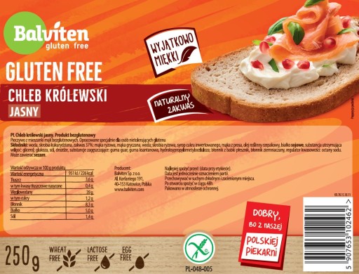 Balviten Royal Bread Supreme bez lepku 250G