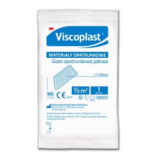 Sterilná gáza 1/2 m Viscoplast