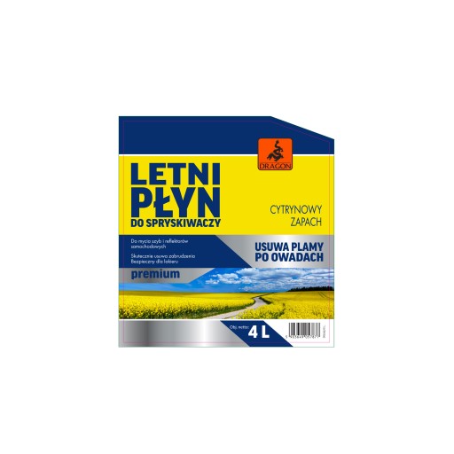 Dragon Letný ostrekovač čelného skla Liquid Lemon 4L