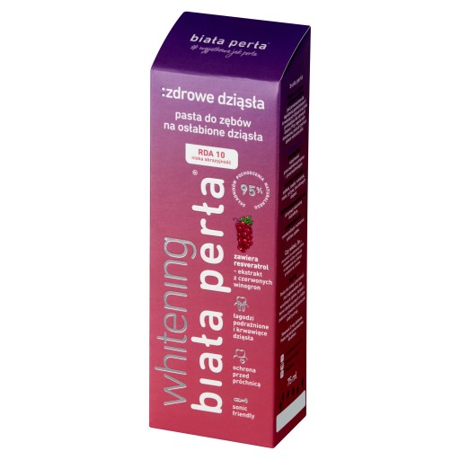 ZUBNÁ PASTA BIELA PERLA ZDRAVÉ ĎASNÁ 75ML