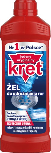 007152 - KRET - gél na odblokovanie potrubia - 500g