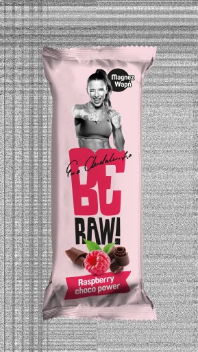 Buďte Raw! Malinová čokoládová tyčinka Power 40g x 2 kusy