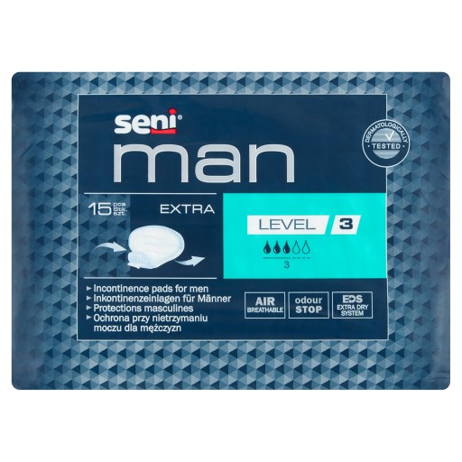 SENI MAN Extra Level 3 pánske urologické vložky 15 ks NFZ REFUND