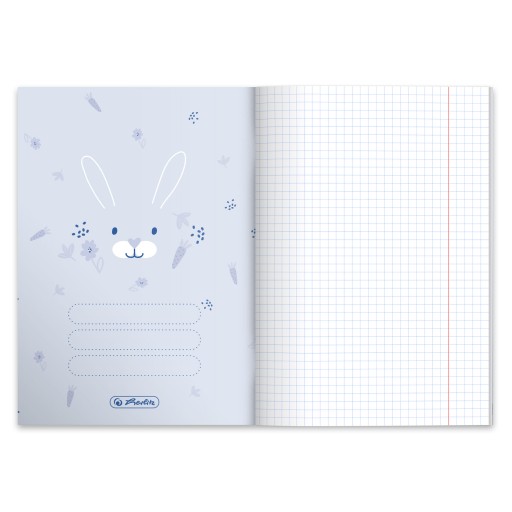 Zápisník A5, 16 štvorcových listov, Pastel Cute