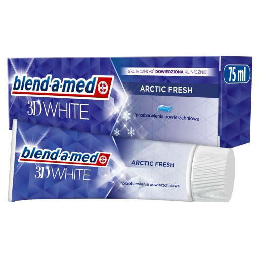 BLEND A MED pasta 3D White Arctic Fresh 75ml