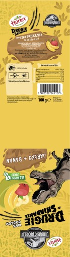HORTEX DRUHÉ RAŇAJKY 100G JABLKO-BANÁNOVÉ VRECKO