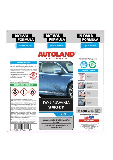 AUTOLAND - Na odstraňovanie dechtu, živice, asfaltu