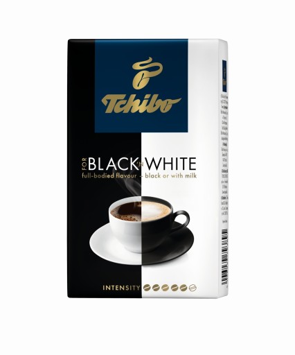 Káva 250G TCHIBO Čierno-biela mletá Arabica Robusta