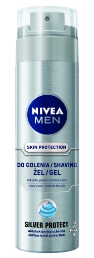 NIVEA MEN Silver Protect gél na holenie 200 ml