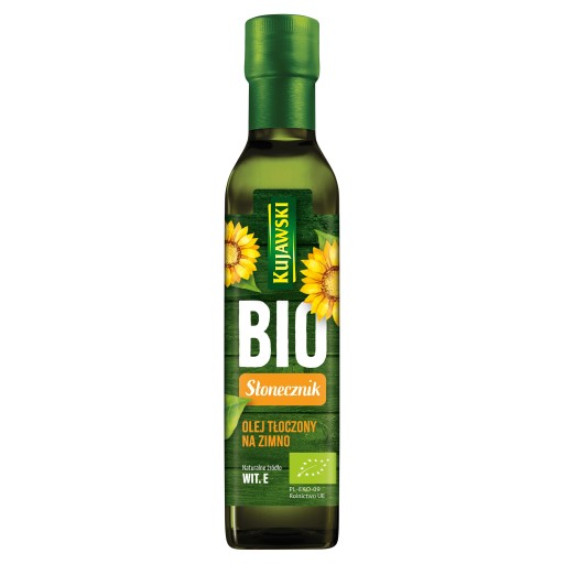 Kujawski bio slnečnicový olej lisovaný za studena 250 ml