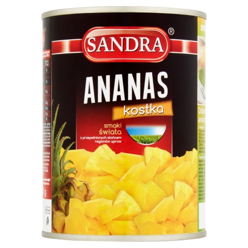 Sandra Ananas kocka 580 ml