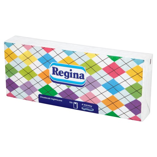 REGINA Kratki Hygienické obrúsky 4-vrstvové. 10 ks