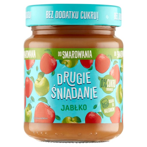 DRUHÉ RAŇAJKY bez cukru NÁTERKOVÁ KRÉMOVÁ pasta DŽEM dezert JABLKO 270G