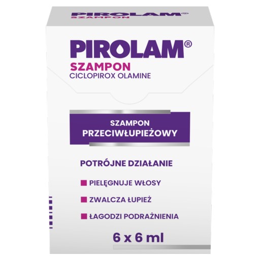 ŠAMPÓN PYROLAM 6 ML X 6 VRECKOV