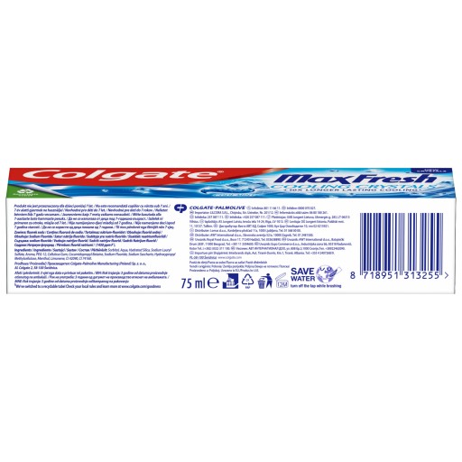 ZUBNÁ PASTA - COLGATE MAX FRESH - CHLADIACE KRYŠTÁLY 75ML