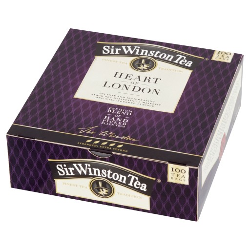 Sir Winston Tea Heart Of London čierny expresný čaj 100 vrecúšok