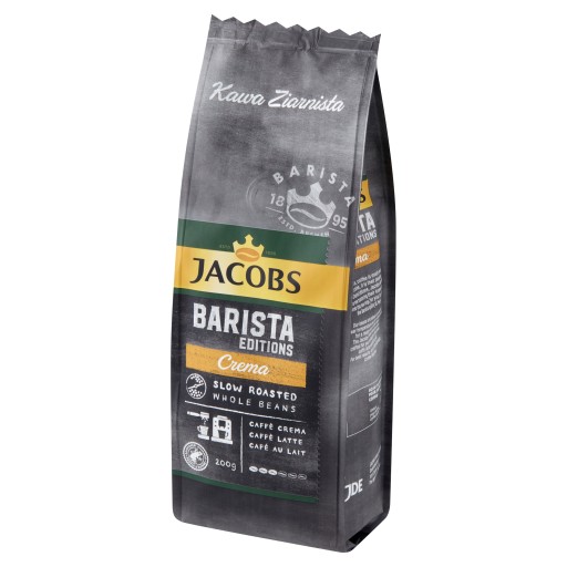Jacobs Barista Editions Crema miešaná zrnková káva 200 g