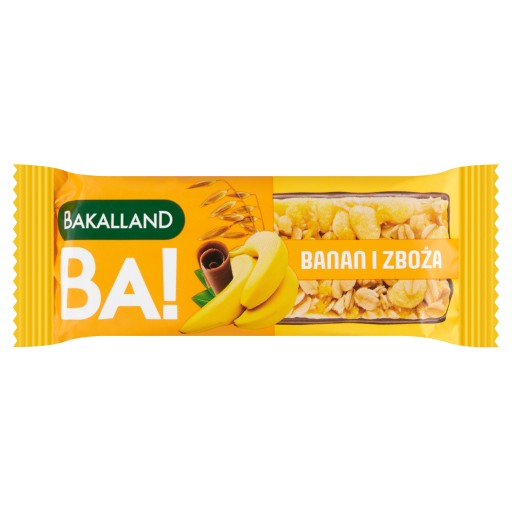 BAKALLAND BA! Zdravá CEREÁLNA TYČINA banán banán x 5 KS
