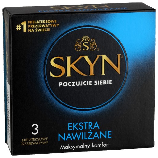 SKYN Nelatexové kondómy extra lubrikované 3