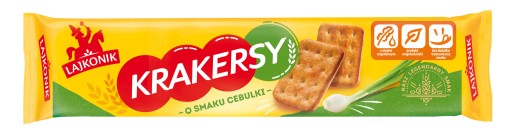 Lajkonik Super cibuľové krekry 180g