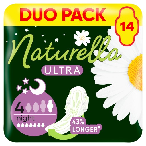 NATURELLA Ultra Night Hygienické vložky s krídelkami 14 ks.