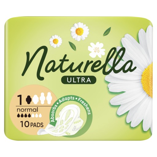 Hygienické vložky Naturella s krídelkami 10 ks.